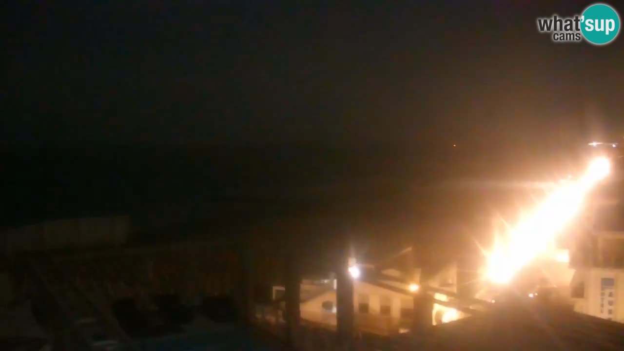 Webcam Caorle Ponente beach from Hotel Marco Polo