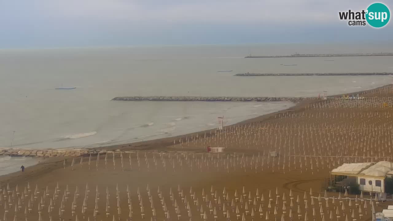 Caorle – Ponente beach webcam live