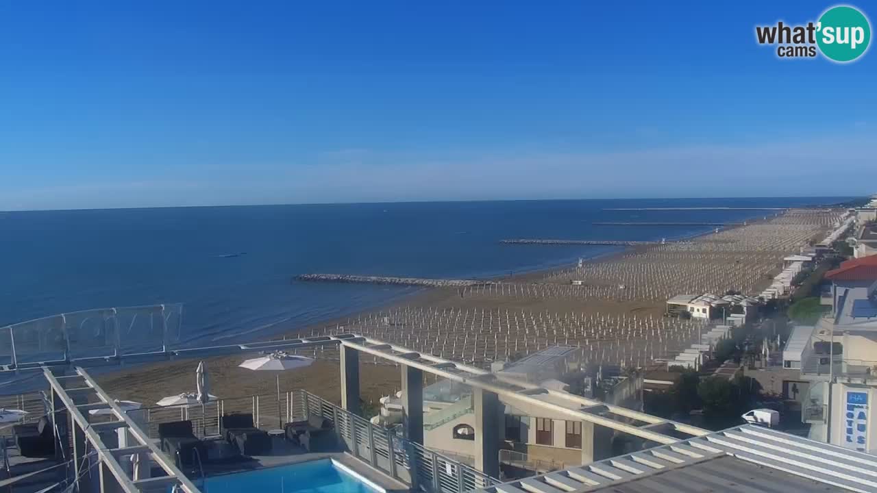 Caorle – Ponente beach webcam live