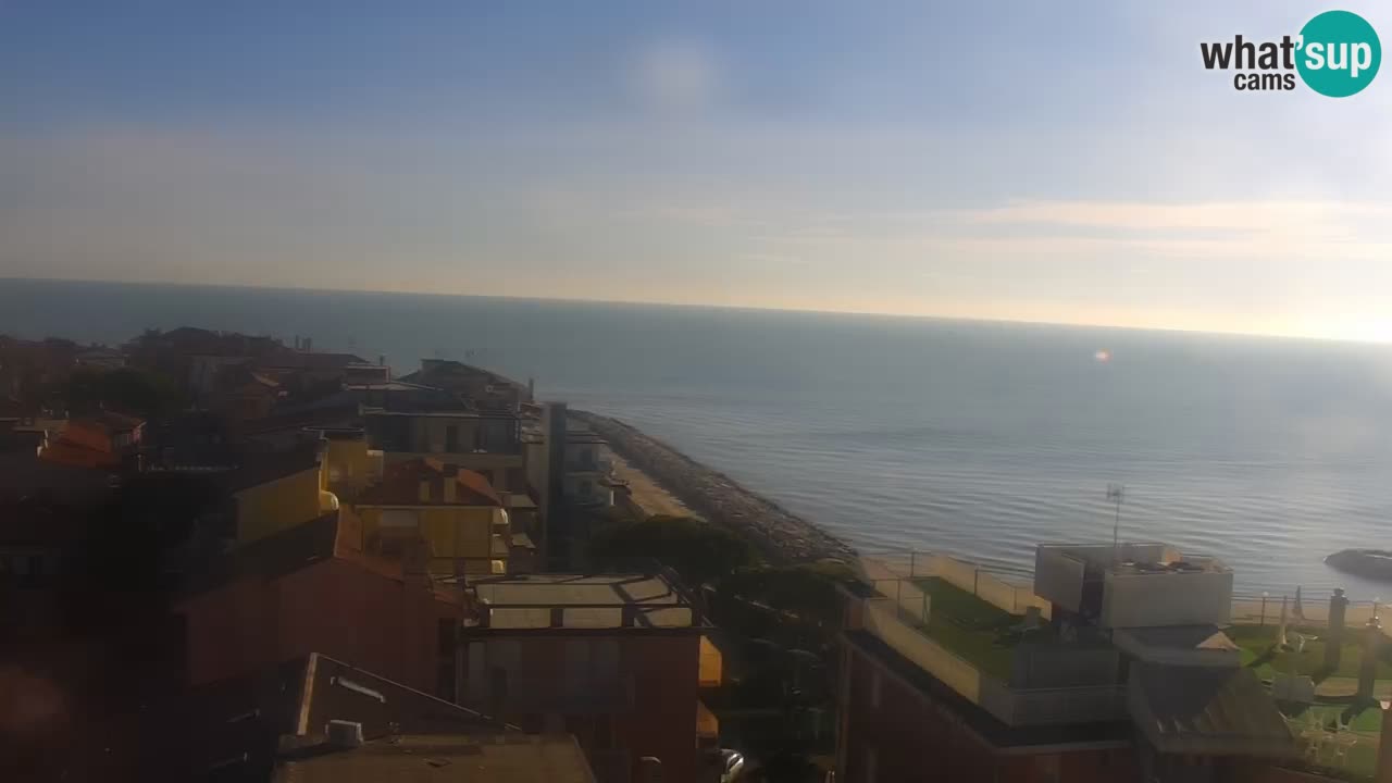 Webcam Spiaggia Ponente – Hotel Marco Polo – Caorle