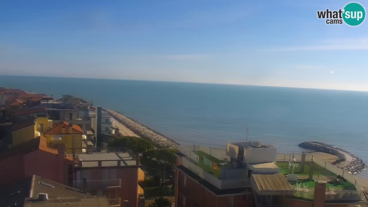 Caorle playa Ponente camera web – Hotel Marco Polo