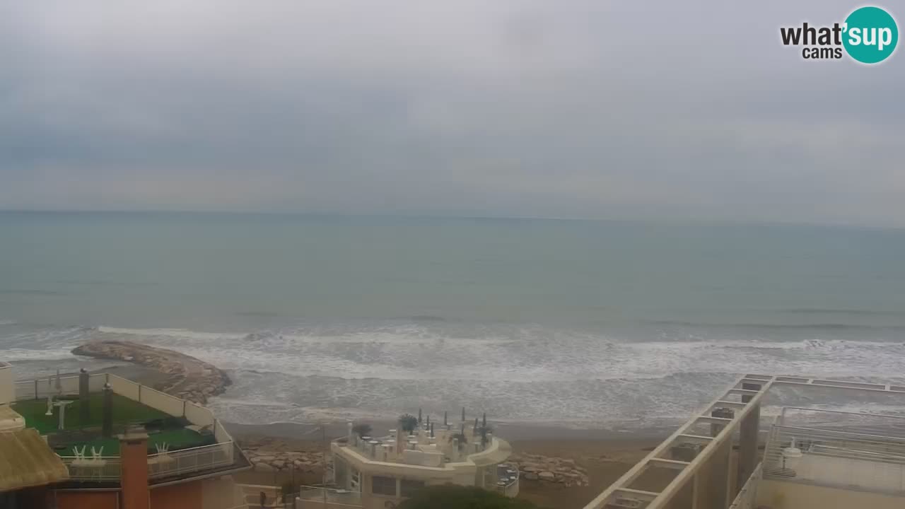 Webcam Caorle weststrand – Ponente Strand nach Hotel Marco Polo