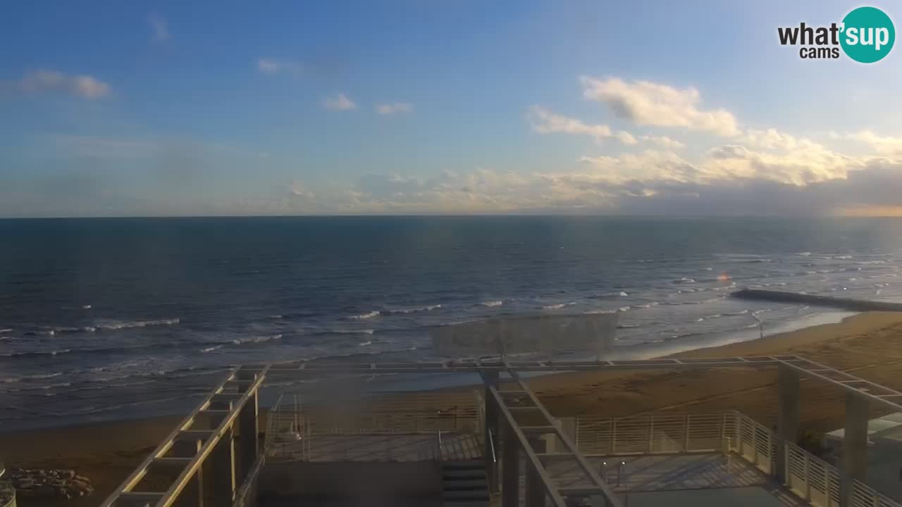 Webcam Spiaggia Ponente – Hotel Marco Polo – Caorle