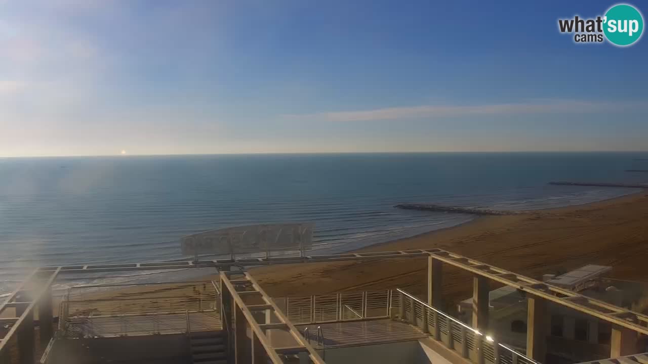 Webcam Spiaggia Ponente – Hotel Marco Polo – Caorle