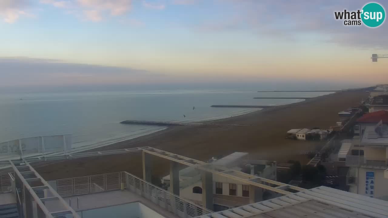 Webcam Spiaggia Ponente – Hotel Marco Polo – Caorle