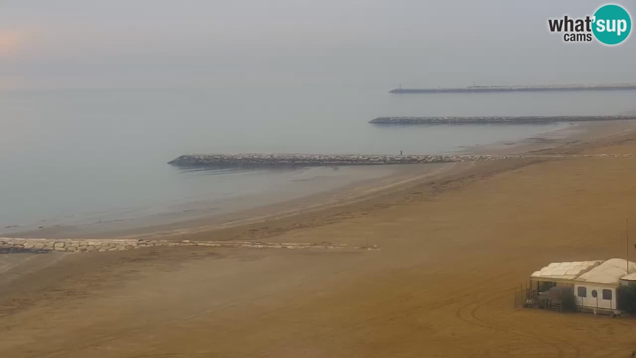 Webcam Caorle weststrand – Ponente Strand nach Hotel Marco Polo