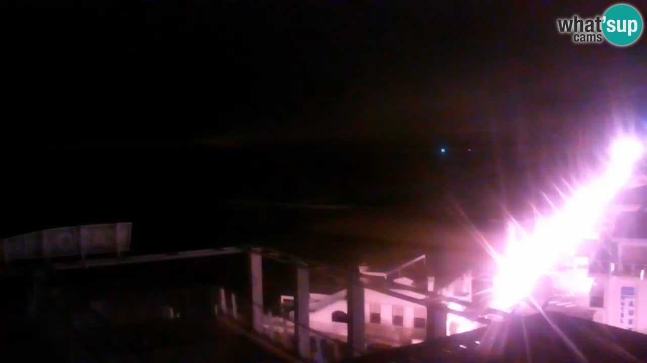 Webcam Caorle Ponente beach from Hotel Marco Polo