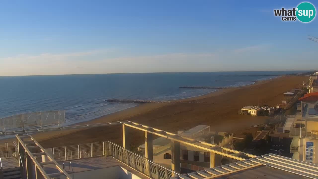 Caorle Plaža Ponente spletna kamera | Hotela Marco Polo