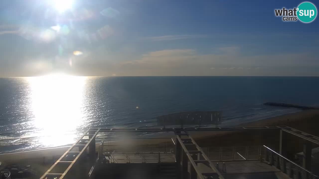 Caorle – Ponente beach webcam live