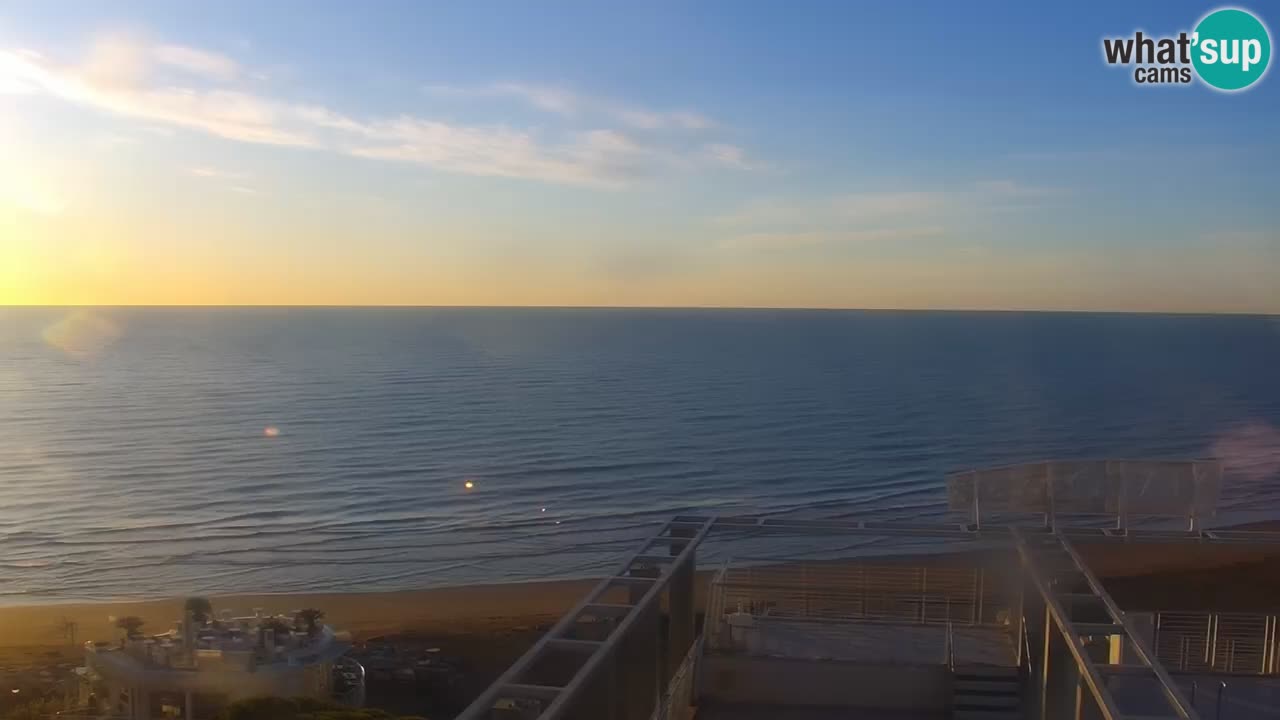 Caorle – Ponente beach webcam live