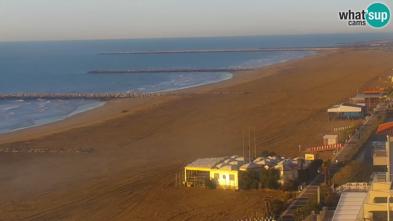 Caorle – Ponente beach webcam live