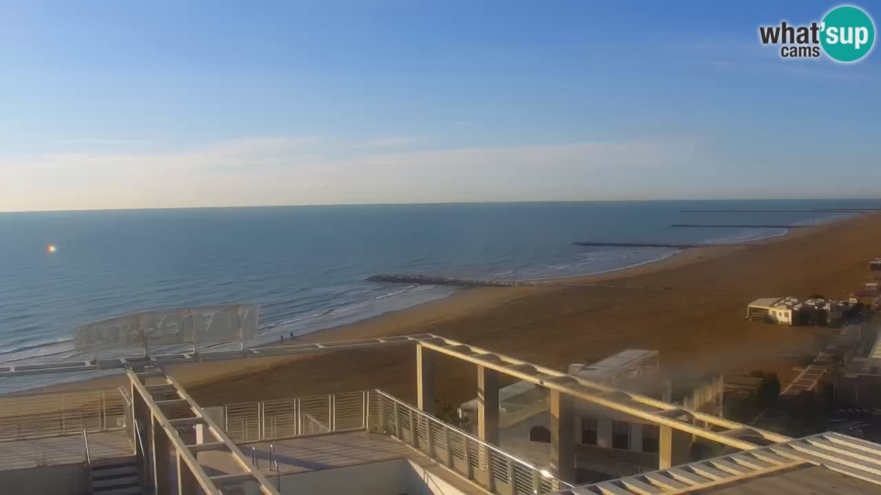 Caorle – Ponente beach webcam live