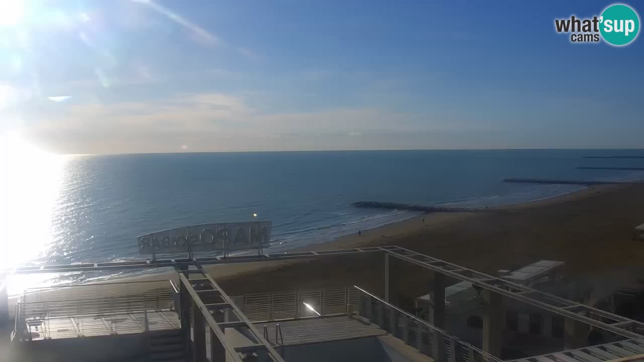 Caorle – Ponente beach webcam live