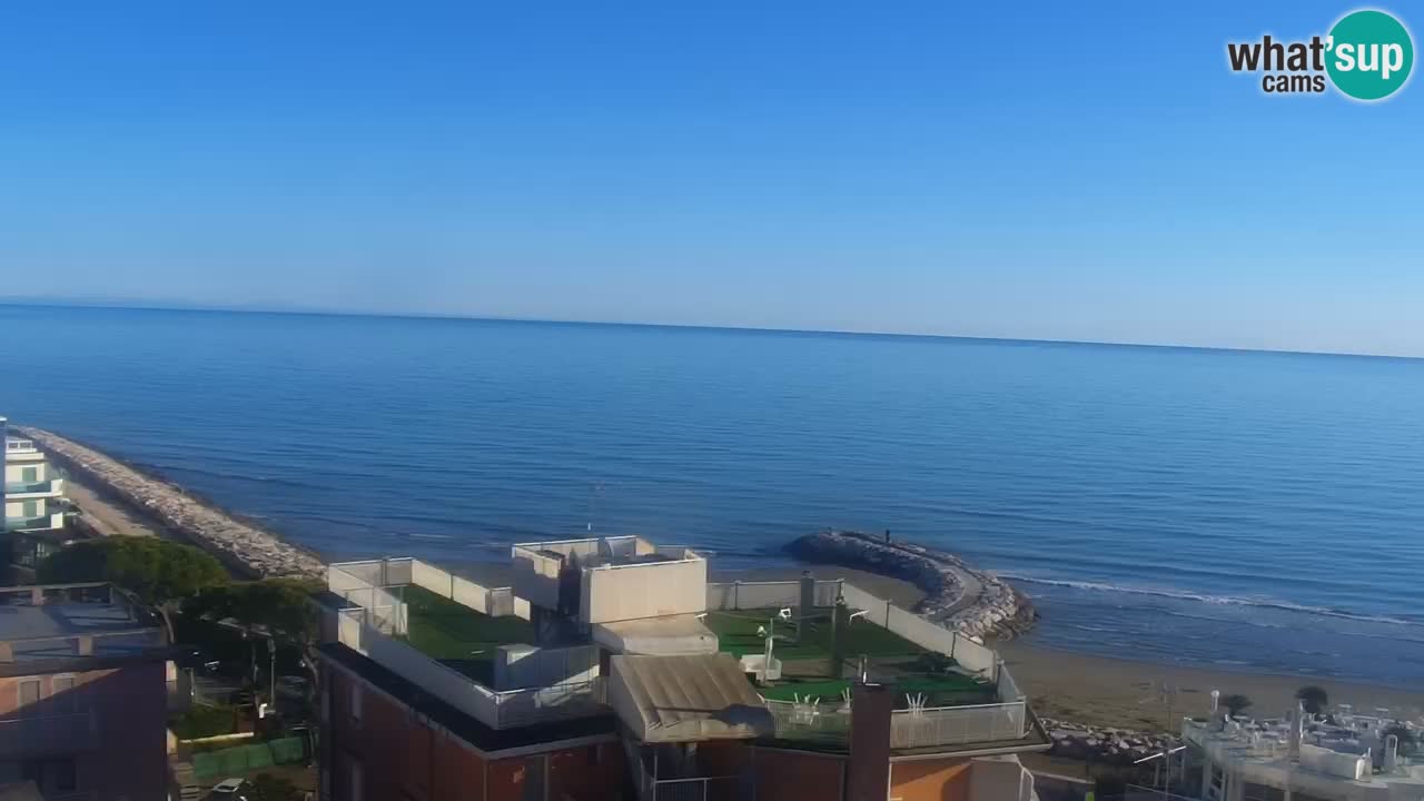 Caorle playa Ponente camera web – Hotel Marco Polo