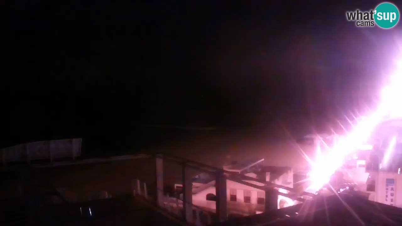 Webcam Caorle Ponente beach from Hotel Marco Polo