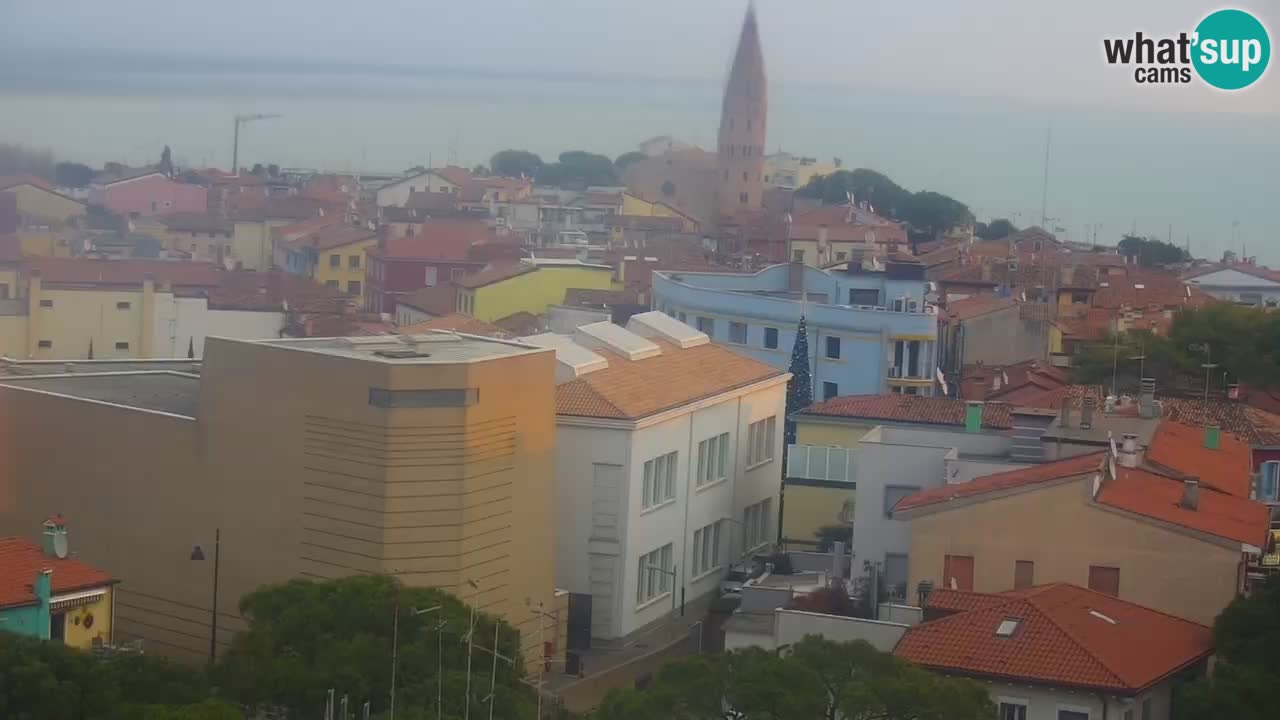 Webcam Caorle Ponente beach from Hotel Marco Polo