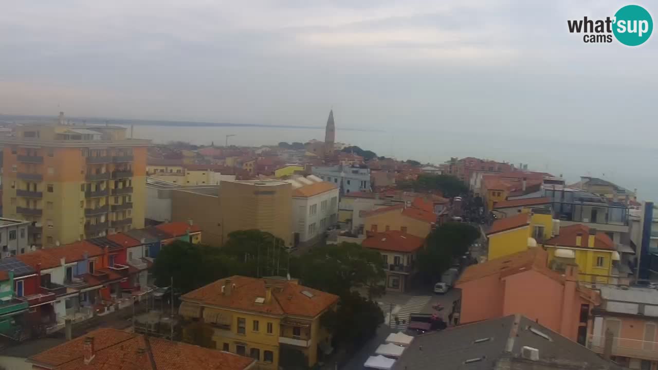 Webcam Caorle Ponente beach from Hotel Marco Polo