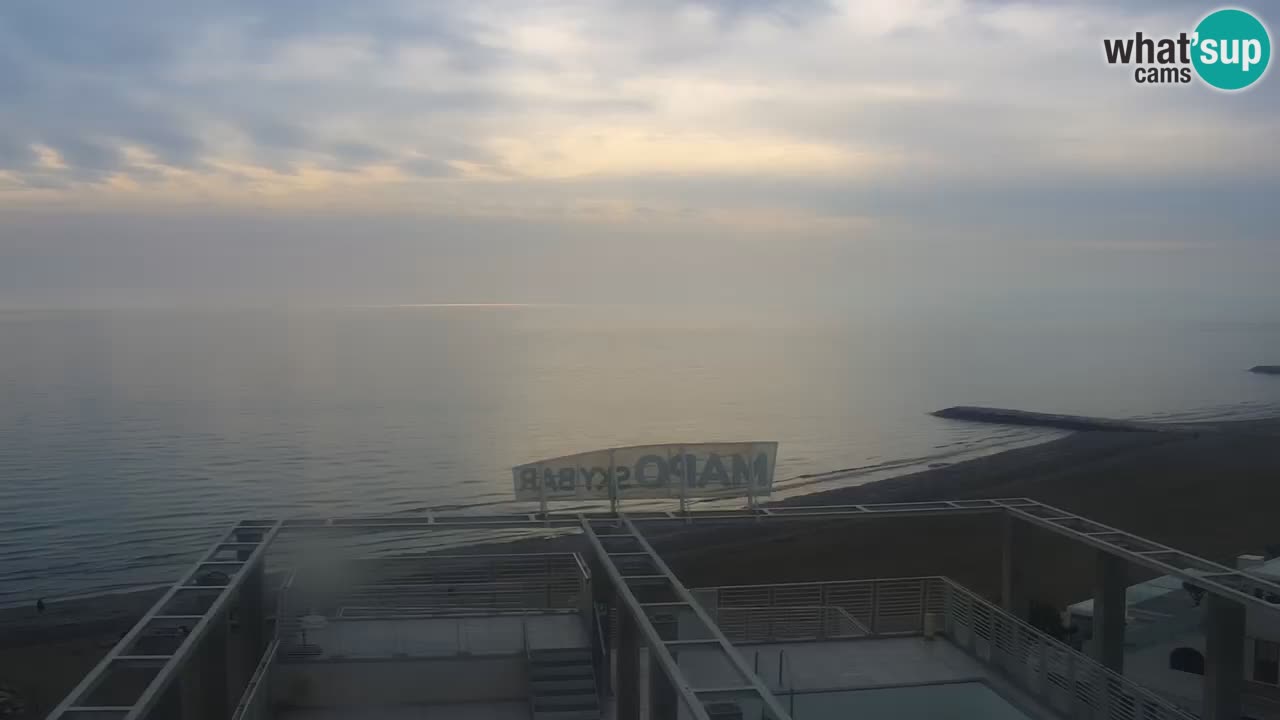 Webcam Spiaggia Ponente – Hotel Marco Polo – Caorle