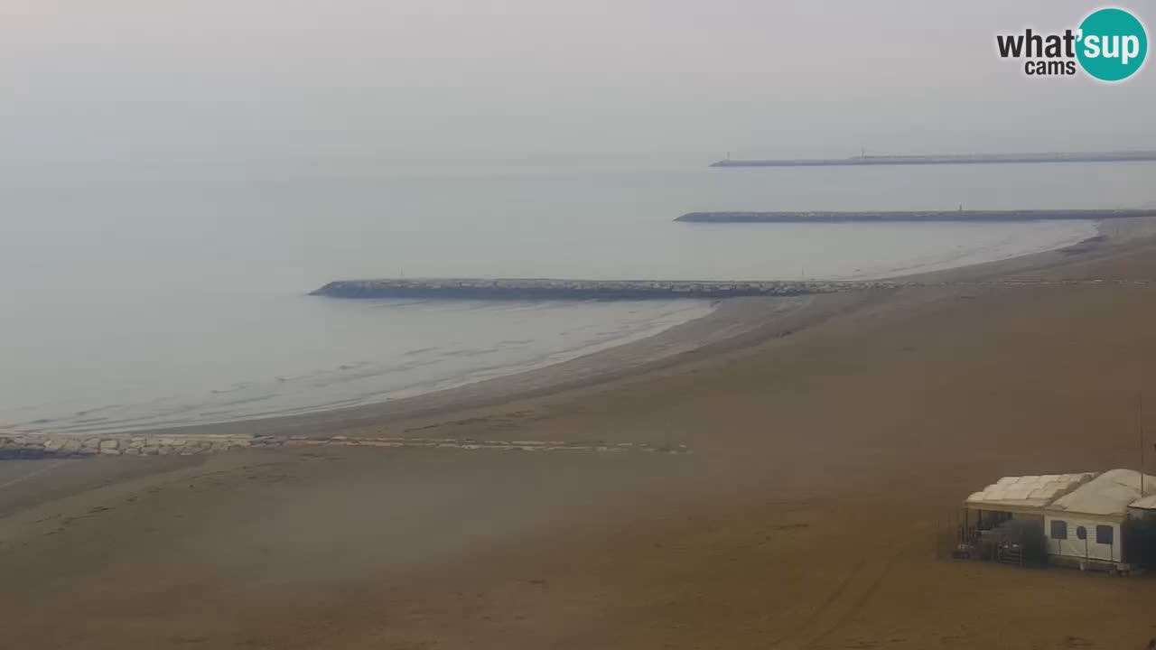 Webcam Caorle weststrand – Ponente Strand nach Hotel Marco Polo