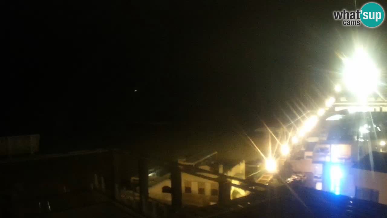 Webcam Caorle Ponente beach from Hotel Marco Polo