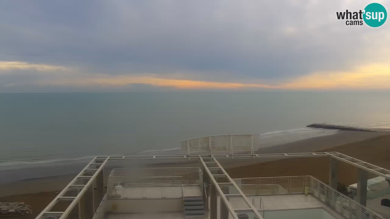 Webcam Spiaggia Ponente – Hotel Marco Polo – Caorle