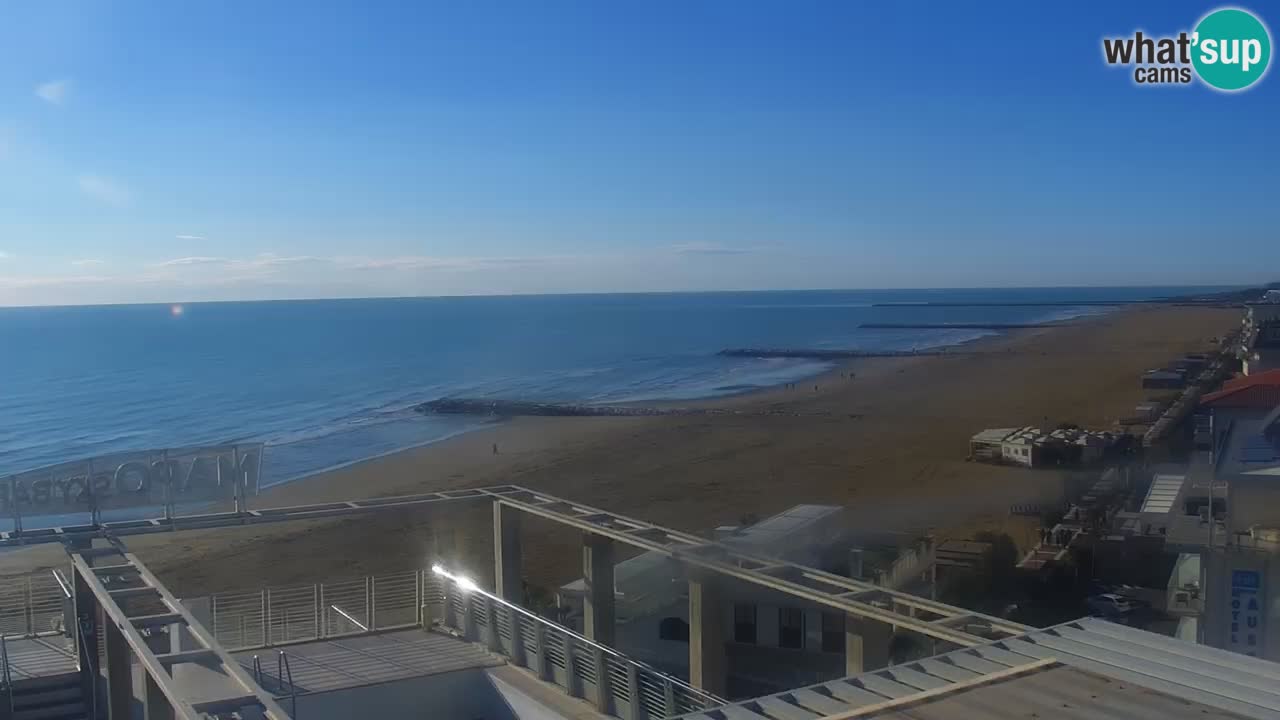 Webcam Spiaggia Ponente – Hotel Marco Polo – Caorle