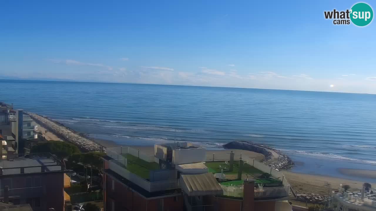 Webcam Spiaggia Ponente – Hotel Marco Polo – Caorle