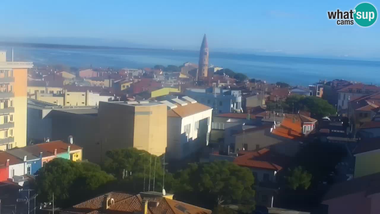 Webcam Caorle Ponente beach from Hotel Marco Polo