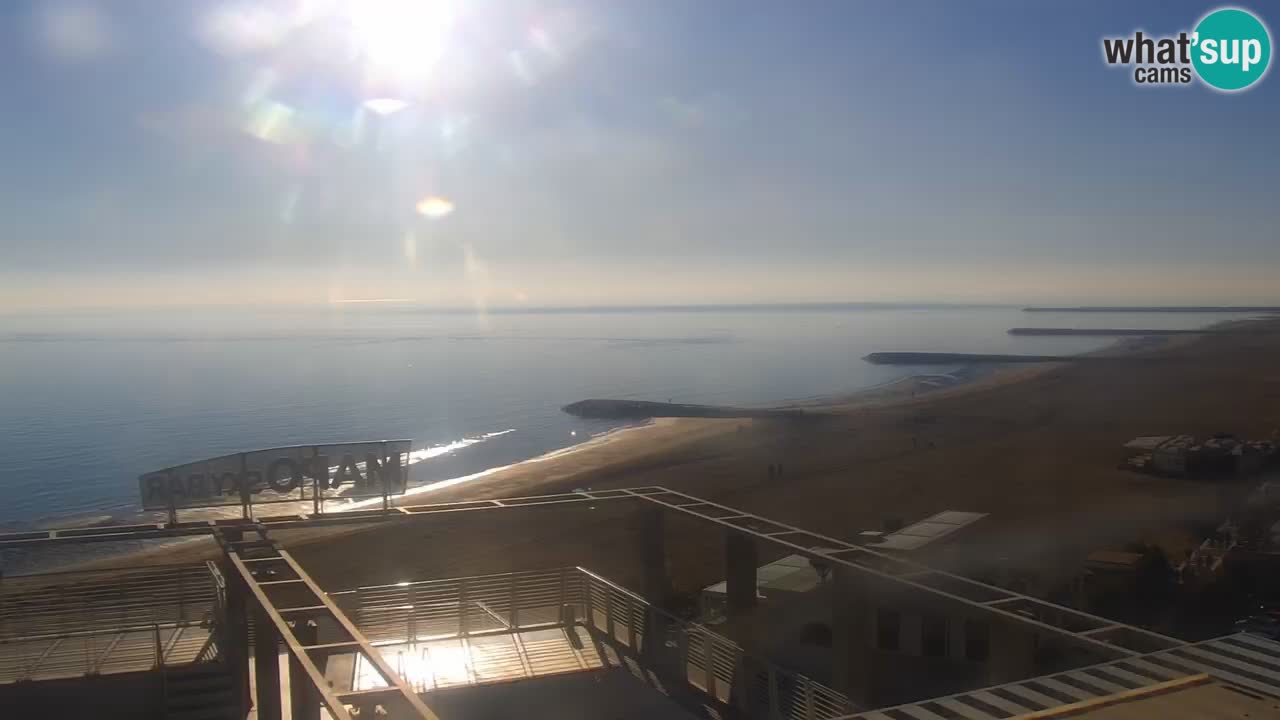 Webcam Spiaggia Ponente – Hotel Marco Polo – Caorle