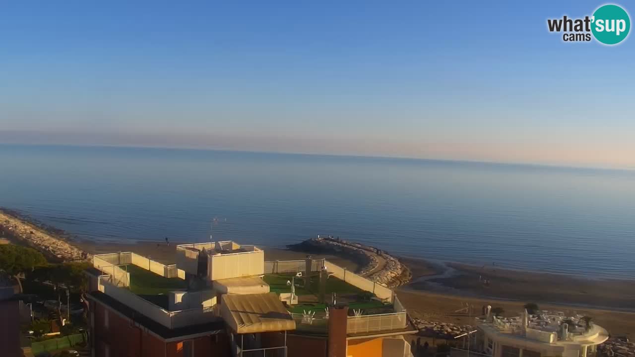 Webcam Spiaggia Ponente – Hotel Marco Polo – Caorle