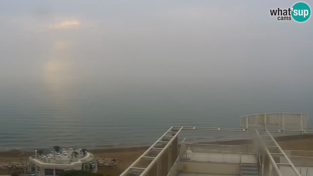 Webcam Caorle weststrand – Ponente Strand nach Hotel Marco Polo