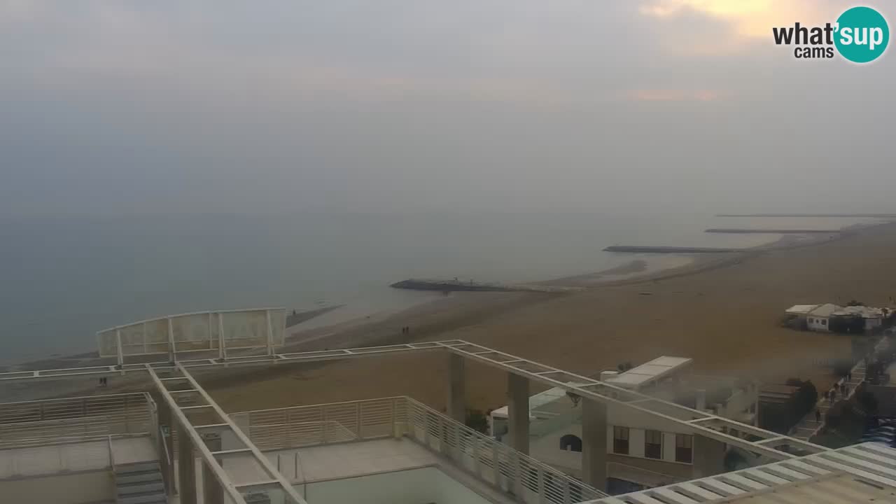 Webcam Caorle weststrand – Ponente Strand nach Hotel Marco Polo