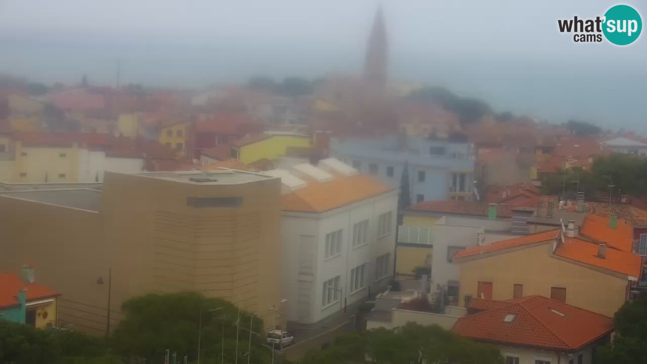 Caorle webcam Ponente beach from hotel Marco Polo