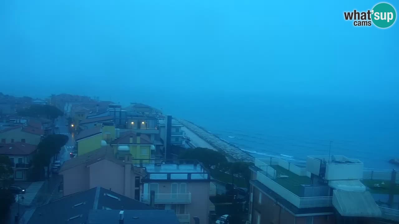 Webcam Caorle Ponente beach from Hotel Marco Polo