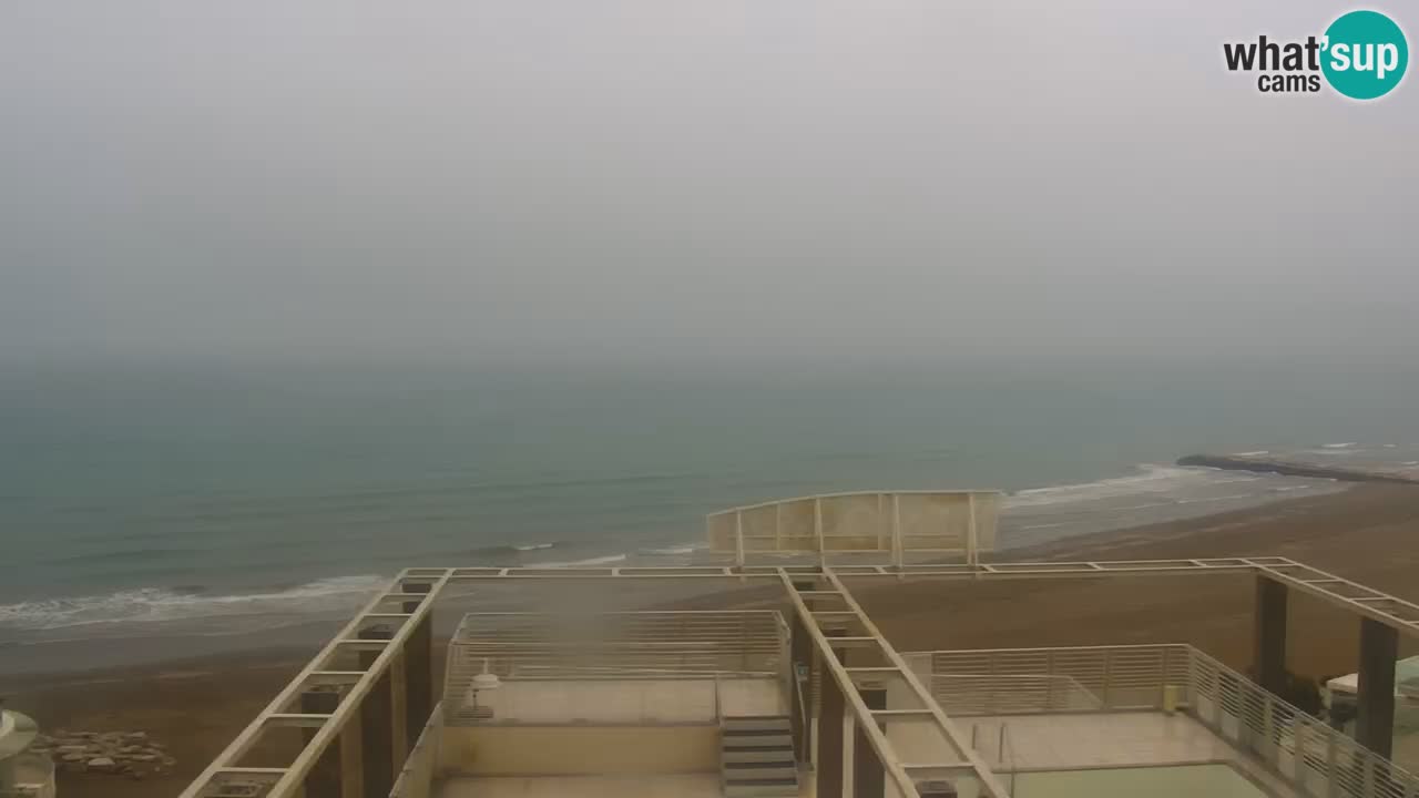 Caorle – Ponente beach webcam live