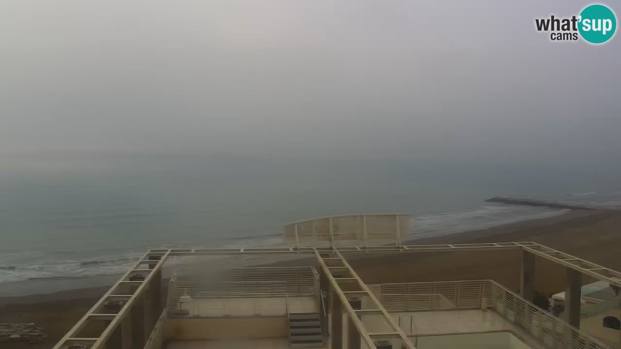 Webcam Spiaggia Ponente – Hotel Marco Polo – Caorle