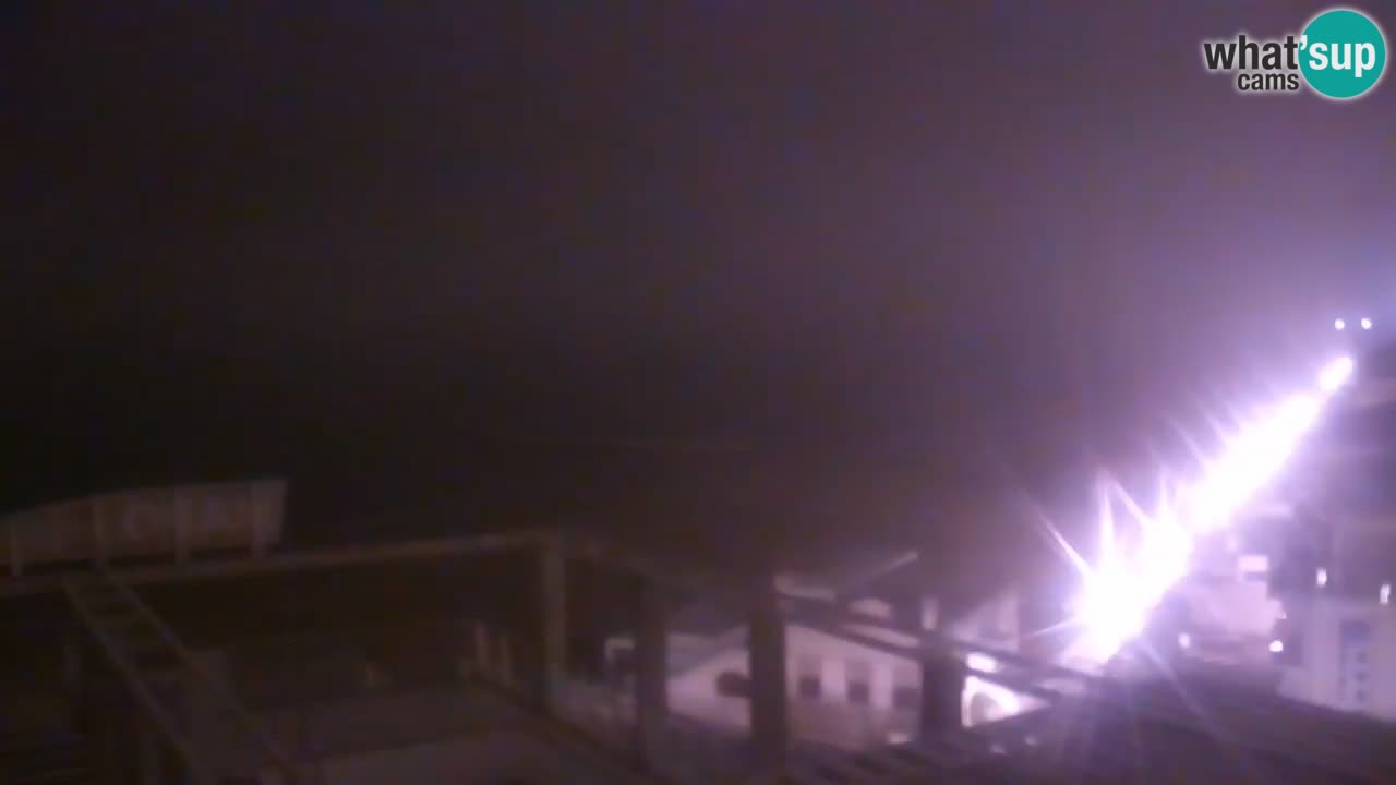 Webcam Caorle Ponente beach from Hotel Marco Polo