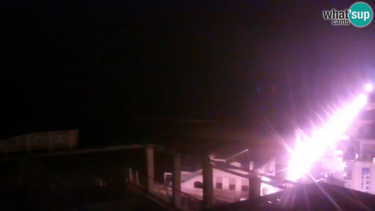 Webcam Caorle Ponente beach from Hotel Marco Polo