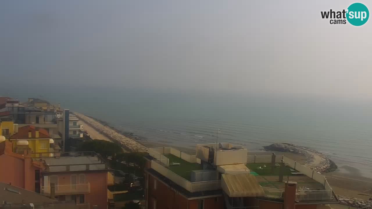 Webcam Caorle weststrand – Ponente Strand nach Hotel Marco Polo