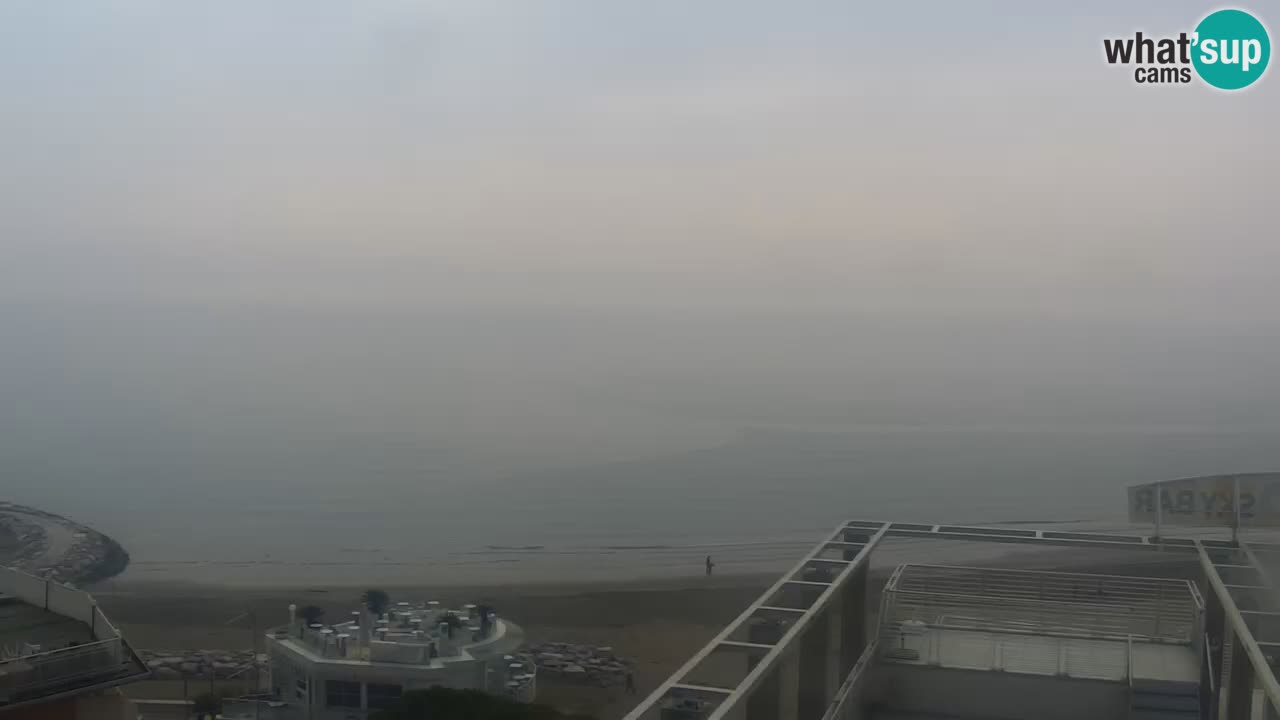 Webcam Caorle Ponente beach from Hotel Marco Polo