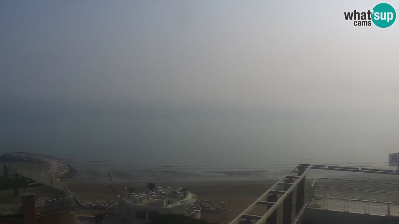 Webcam Caorle Ponente beach from Hotel Marco Polo