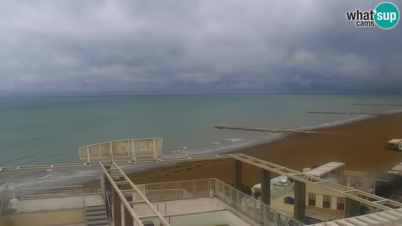 Webcam Spiaggia Ponente – Hotel Marco Polo – Caorle