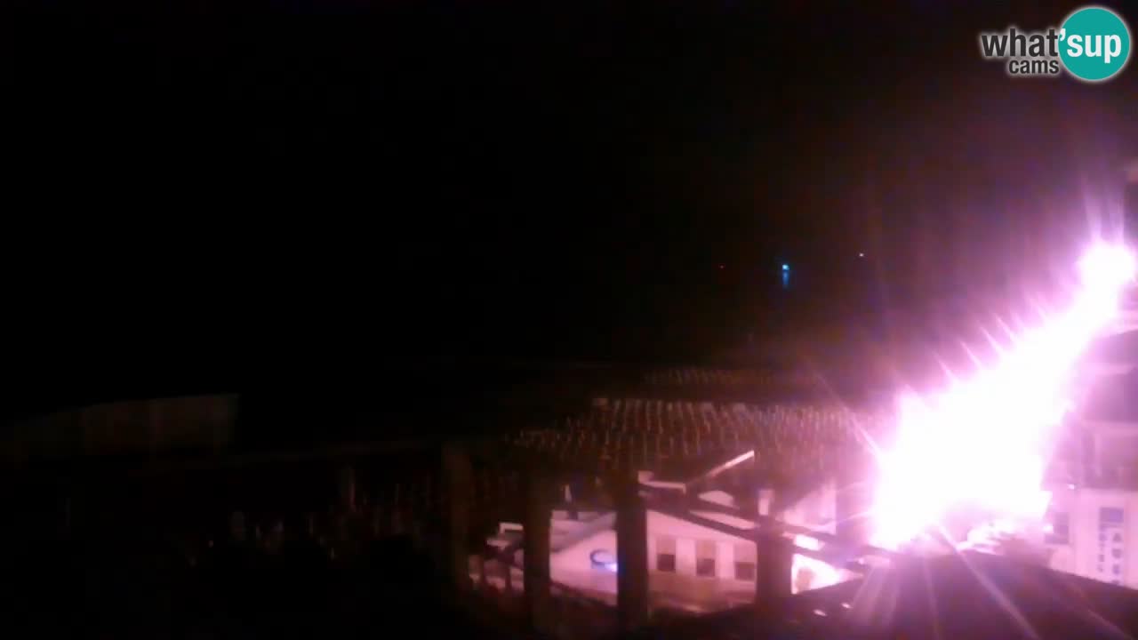 Webcam Caorle weststrand – Ponente Strand nach Hotel Marco Polo