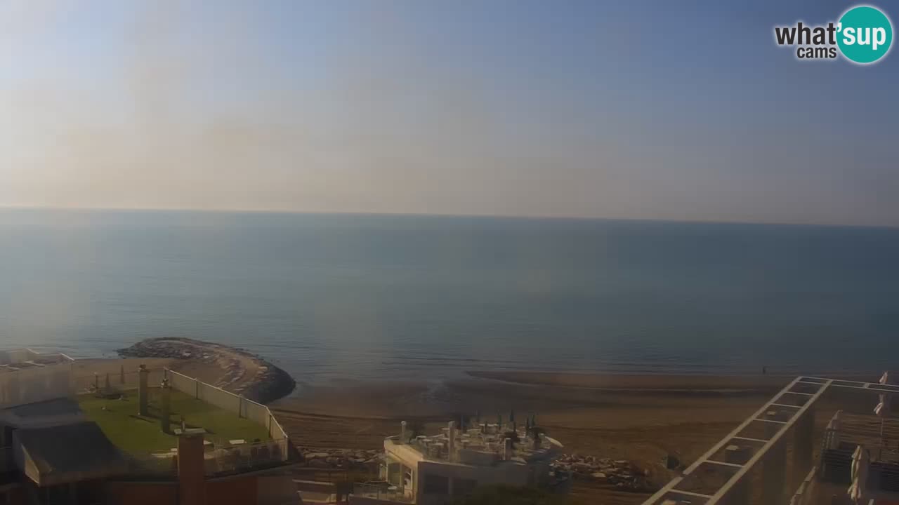Webcam Caorle weststrand – Ponente Strand nach Hotel Marco Polo