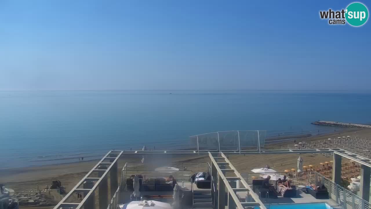 Webcam Spiaggia Ponente – Hotel Marco Polo – Caorle