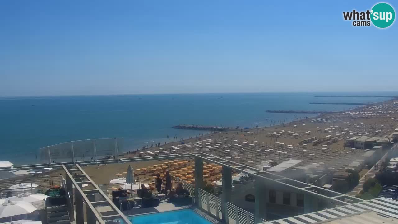 Webcam Spiaggia Ponente – Hotel Marco Polo – Caorle