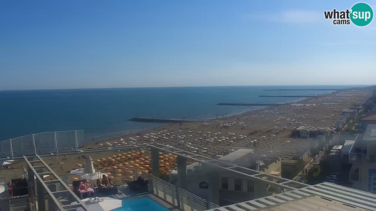 Caorle playa Ponente camera web – Hotel Marco Polo