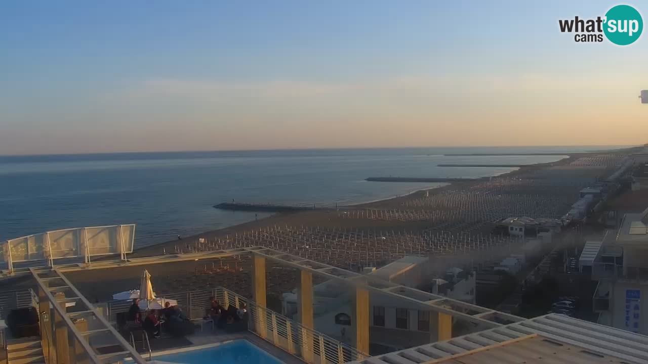 Webcam Spiaggia Ponente – Hotel Marco Polo – Caorle