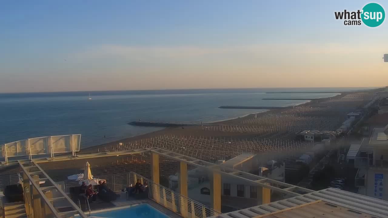 Caorle – Ponente beach webcam live