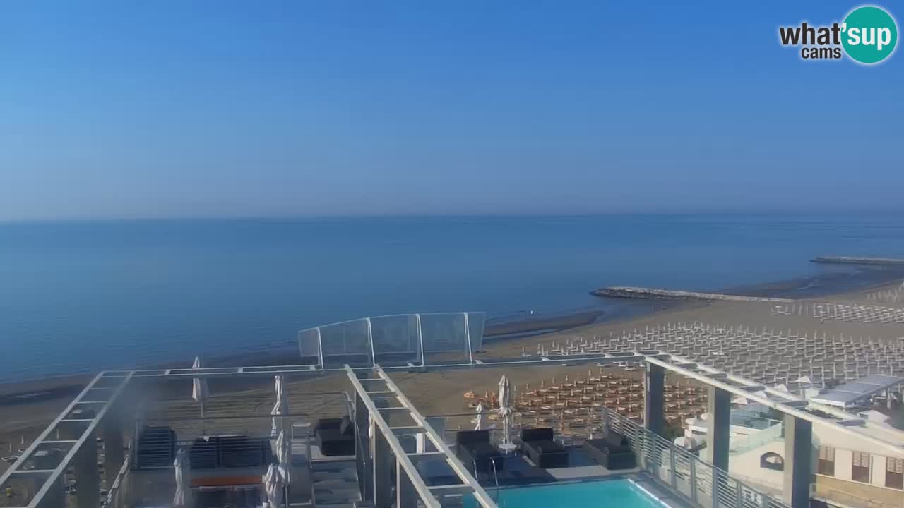 Caorle playa Ponente camera web – Hotel Marco Polo